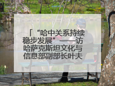 “哈中关系持续稳步发展”——访哈萨克斯坦文化与信息部副部长叶夫根尼·科切托夫
