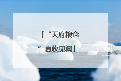 “天府粮仓”夏收见闻