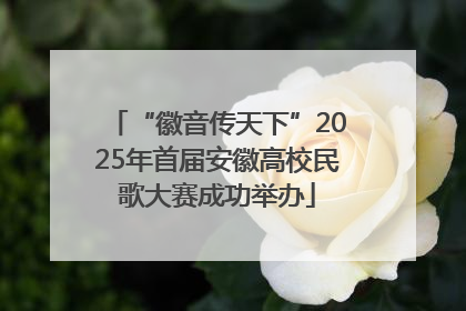 “徽音传天下”2025年首届安徽高校民歌大赛成功举办