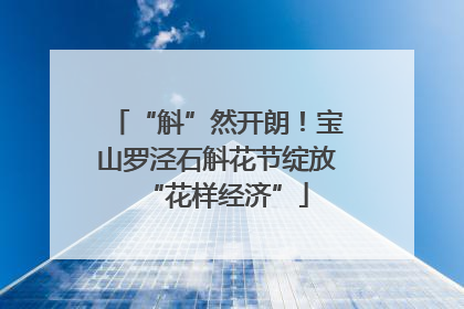 “斛”然开朗！宝山罗泾石斛花节绽放“花样经济”