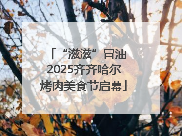 “滋滋”冒油 2025齐齐哈尔烤肉美食节启幕