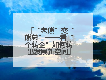 “老熊”变“熊总”——看“个转企”如何转出发展新空间