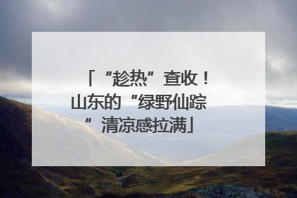 “趁热”查收！山东的“绿野仙踪”清凉感拉满