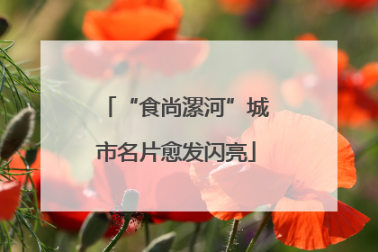 “食尚漯河”城市名片愈发闪亮