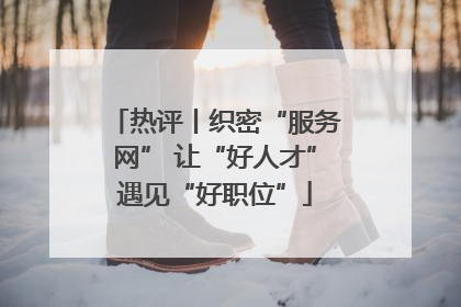热评丨织密“服务网” 让“好人才”遇见“好职位”