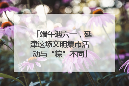 端午遇六一，延津这场文明集市活动与“粽”不同