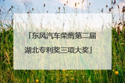 东风汽车荣膺第二届湖北专利奖三项大奖