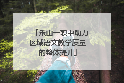 乐山一职中助力区域语文教学质量的整体提升