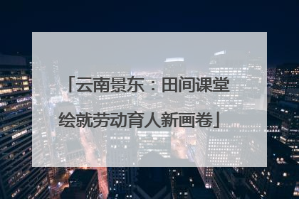 云南景东：田间课堂绘就劳动育人新画卷