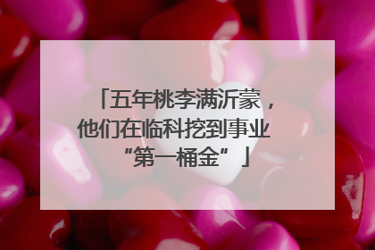 五年桃李满沂蒙，他们在临科挖到事业“第一桶金”