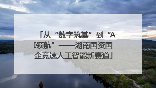 从“数字筑基”到“AI领航”——湖南国资国企竞速人工智能新赛道
