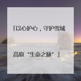 以心护心，守护雪域高原“生命之脉”