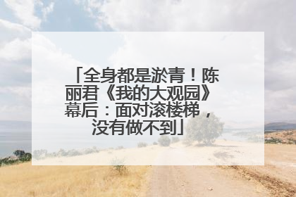 全身都是淤青！陈丽君《我的大观园》幕后：面对滚楼梯，没有做不到