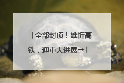 全部封顶！雄忻高铁，迎重大进展→