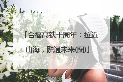 合福高铁十周年：拉近山海，融通未来(图)