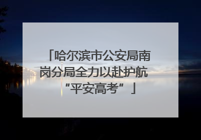 哈尔滨市公安局南岗分局全力以赴护航“平安高考”
