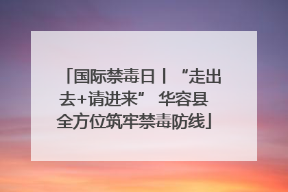 国际禁毒日丨“走出去+请进来” 华容县全方位筑牢禁毒防线