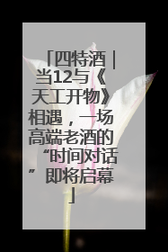 四特酒｜当12与《天工开物》相遇，一场高端老酒的“时间对话”即将启幕