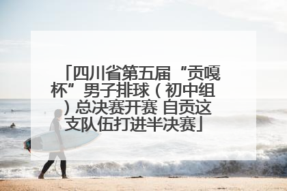 四川省第五届“贡嘎杯”男子排球（初中组）总决赛开赛 自贡这支队伍打进半决赛