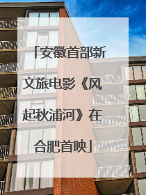 安徽首部新文旅电影《风起秋浦河》在合肥首映