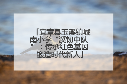 宜章县玉溪镇城南小学“溪韧中队”：传承红色基因 锻造时代新人