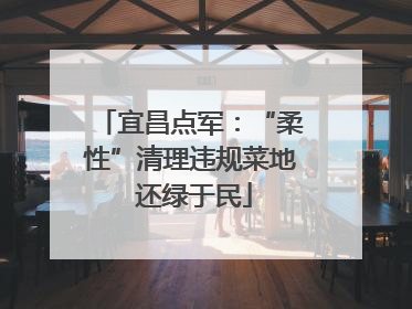 宜昌点军：“柔性”清理违规菜地 还绿于民