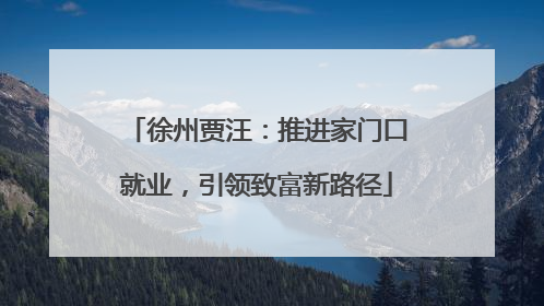 徐州贾汪：推进家门口就业，引领致富新路径