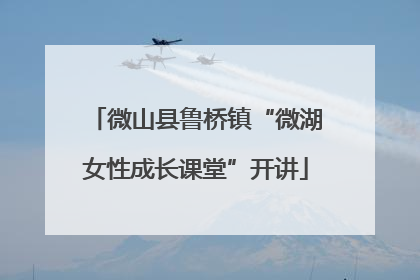 微山县鲁桥镇“微湖女性成长课堂”开讲