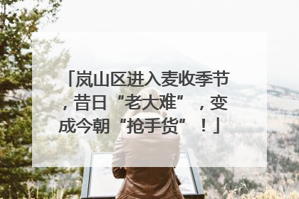 岚山区进入麦收季节，昔日“老大难”，变成今朝“抢手货”！