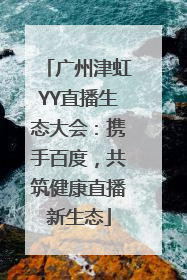 广州津虹YY直播生态大会：携手百度，共筑健康直播新生态