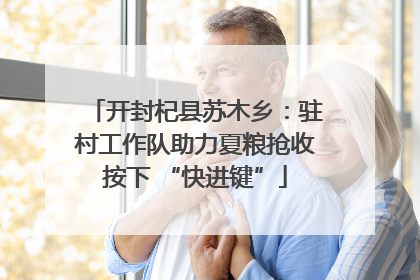 开封杞县苏木乡：驻村工作队助力夏粮抢收按下 “快进键”