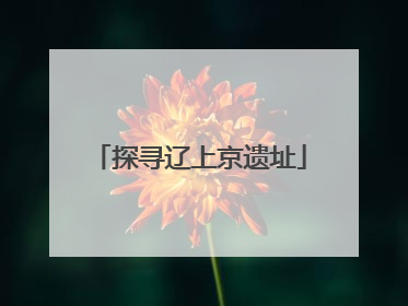探寻辽上京遗址