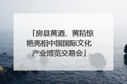 房县黄酒、黄精惊艳亮相中国国际文化产业博览交易会