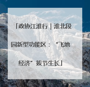 政协江淮行｜淮北段园新型功能区：“飞地经济”拔节生长
