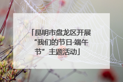 昆明市盘龙区开展“我们的节日·端午节”主题活动