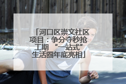 河口区崇文社区项目：争分夺秒抢工期 “一站式”生活圈年底亮相