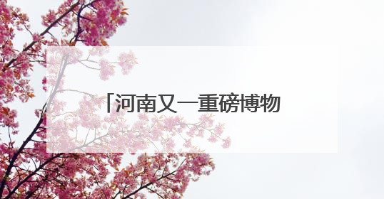 河南又一重磅博物馆将开馆试运行