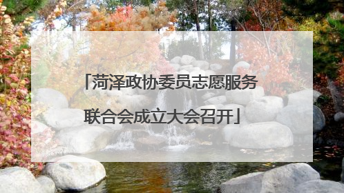 菏泽政协委员志愿服务联合会成立大会召开