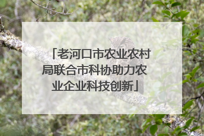 老河口市农业农村局联合市科协助力农业企业科技创新
