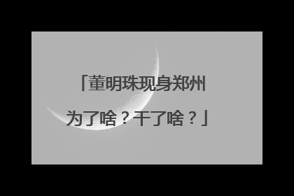 董明珠现身郑州 为了啥？干了啥？