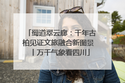 蜀道翠云廊：千年古柏见证文旅融合新图景丨万千气象看四川
