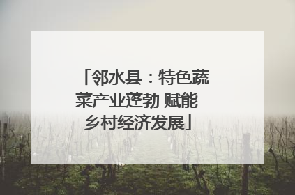 邻水县：特色蔬菜产业蓬勃 赋能乡村经济发展