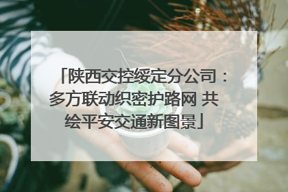 陕西交控绥定分公司：多方联动织密护路网 共绘平安交通新图景