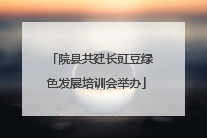 院县共建长豇豆绿色发展培训会举办