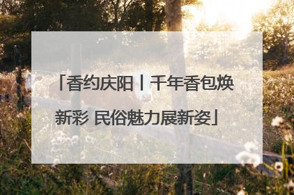 香约庆阳丨千年香包焕新彩 民俗魅力展新姿