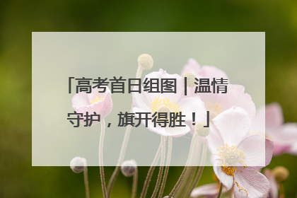 高考首日组图｜温情守护，旗开得胜！