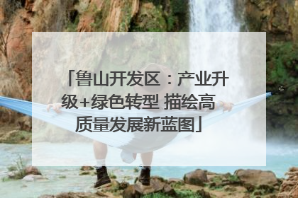 鲁山开发区：产业升级+绿色转型 描绘高质量发展新蓝图