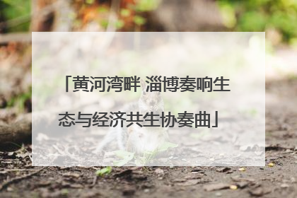 黄河湾畔 淄博奏响生态与经济共生协奏曲