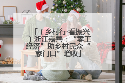 （乡村行·看振兴）浙江嘉善：“零工经济”助乡村民众“家门口”增收