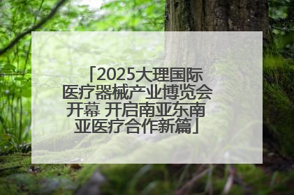 2025大理国际医疗器械产业博览会开幕 开启南亚东南亚医疗合作新篇